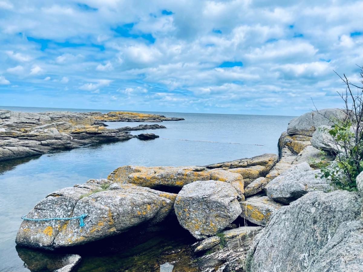 Nybygget Hus I Svaneke Taet Pa Klipper, Skov Og Hav Extérieur photo